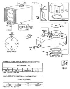 Fuel Tank,blower Hsg,guard Diagram and Parts List for 114702-0172-XX  Briggs and Stratton Engine